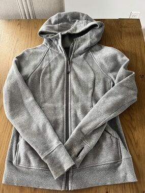 Light Grey Full-Zip Hooded Sweatshirt
Lululemon